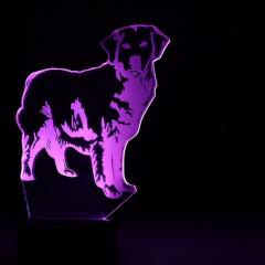 LED display Golden Retriever